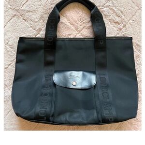 Longchamp nylon front pocket tote